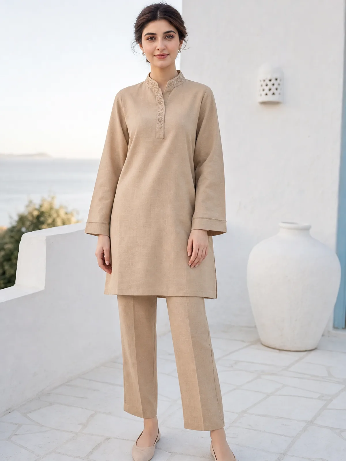 Durdana (Hand Embroidered) — 2pc lawn suit Hand Embroidered