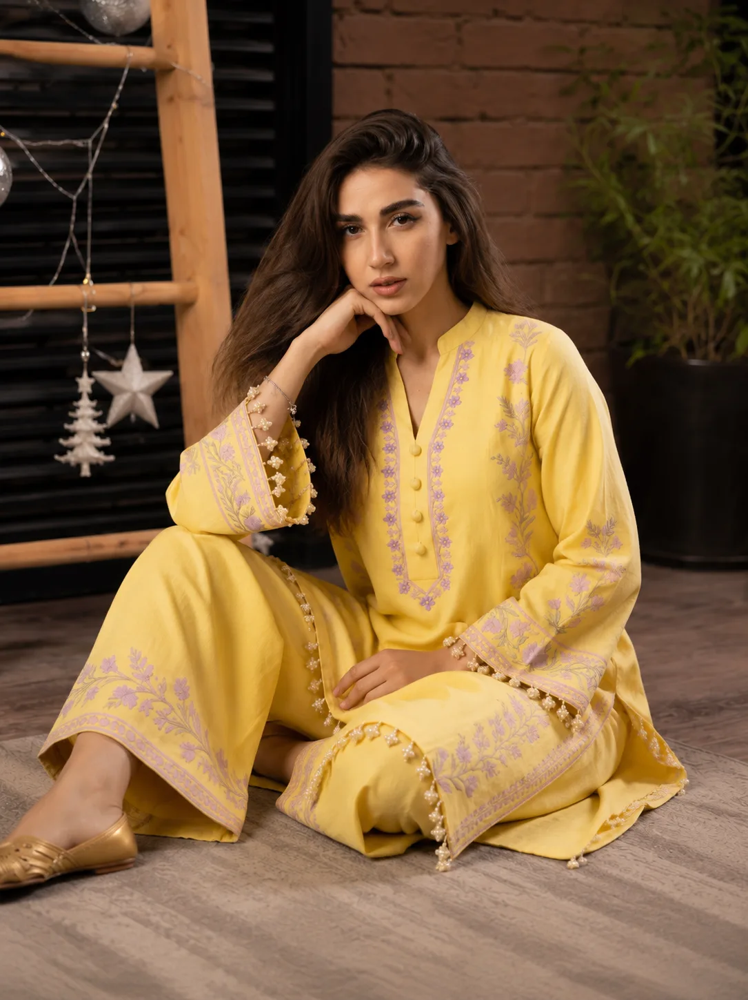 Zard (Hand Embroidered) — Hand Embroidered 2-Piece