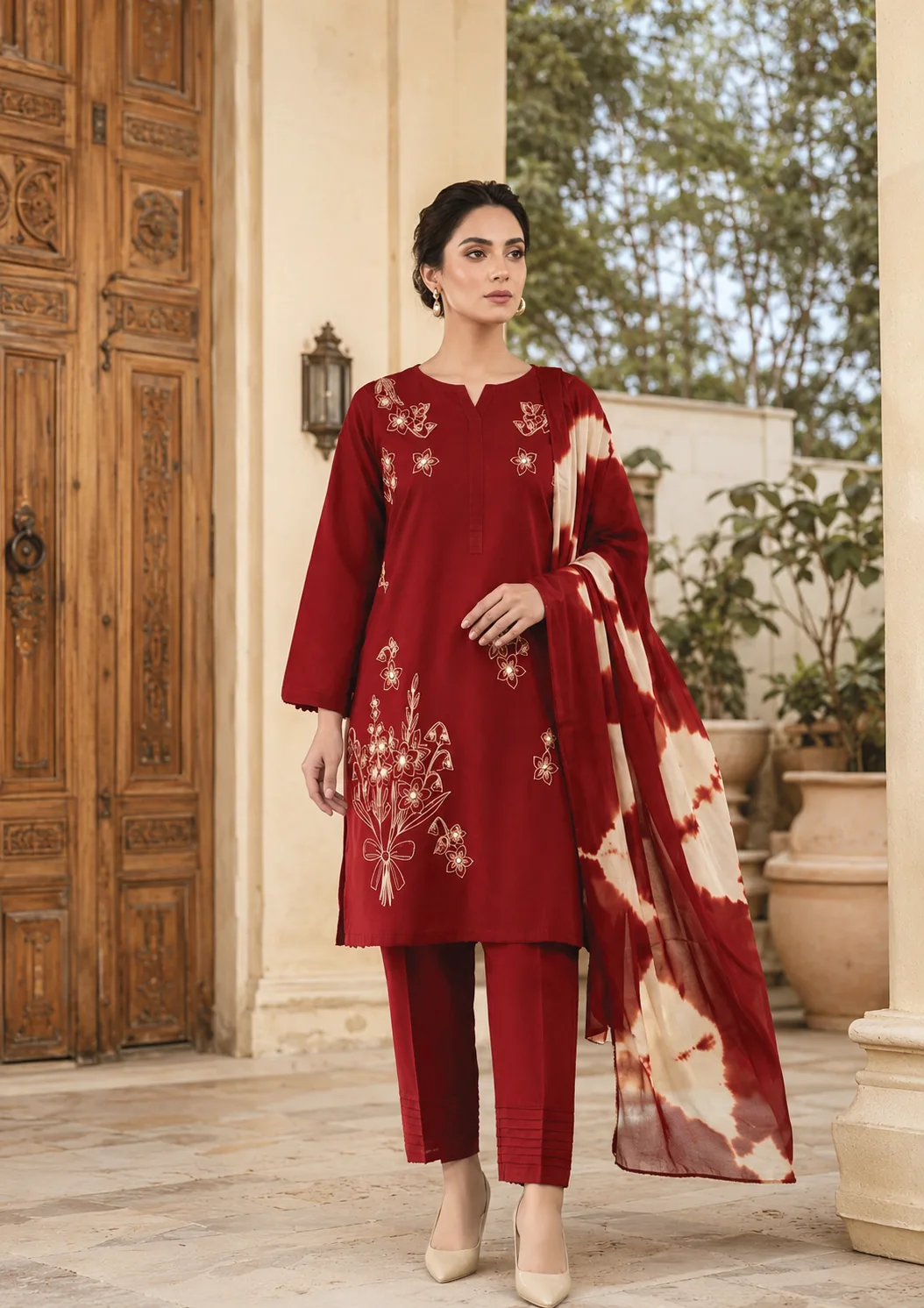 Rubaab (Hand Embroidered) — Hand Embroidered 3-Piece