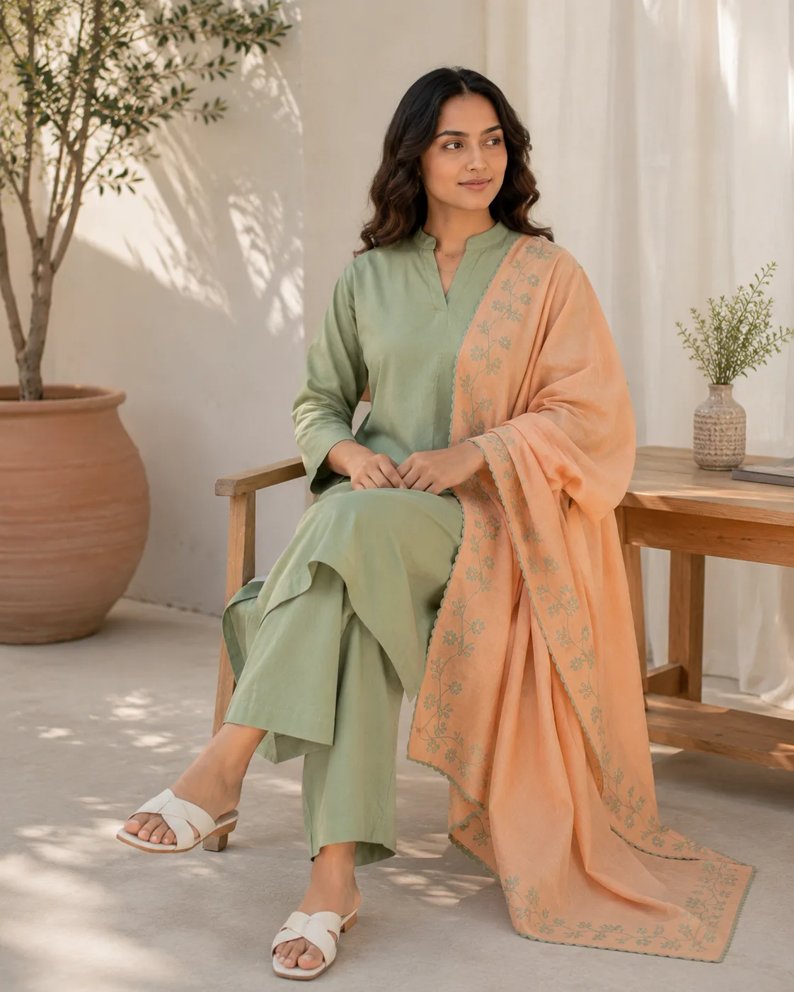 Zehri (Hand Embroidered) — Hand Embroidered 3-Piece