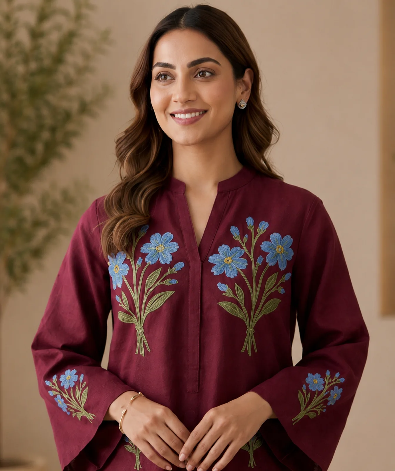 Mehboob (Hand Embroidered) — Hand Embroidered Kurta