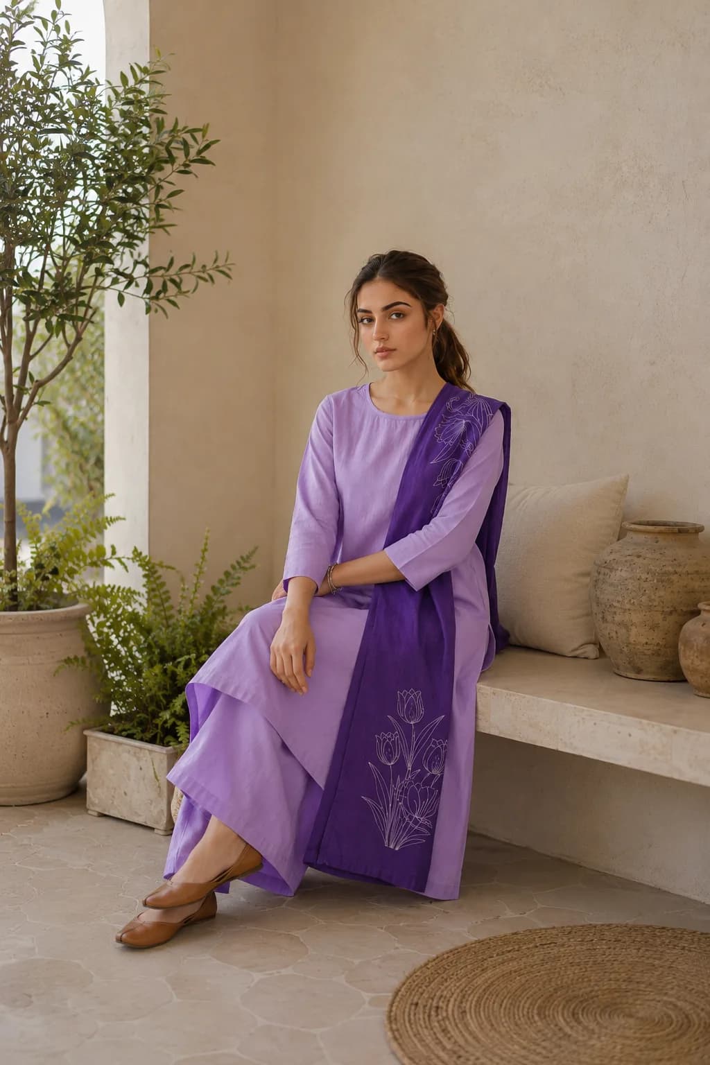 Yasmin (Hand Embroidered) — Hand Embroidered 3-Piece