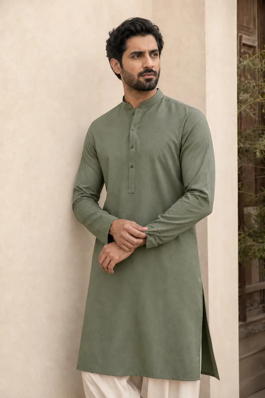 Ehsan — Kurta with White Shalwar