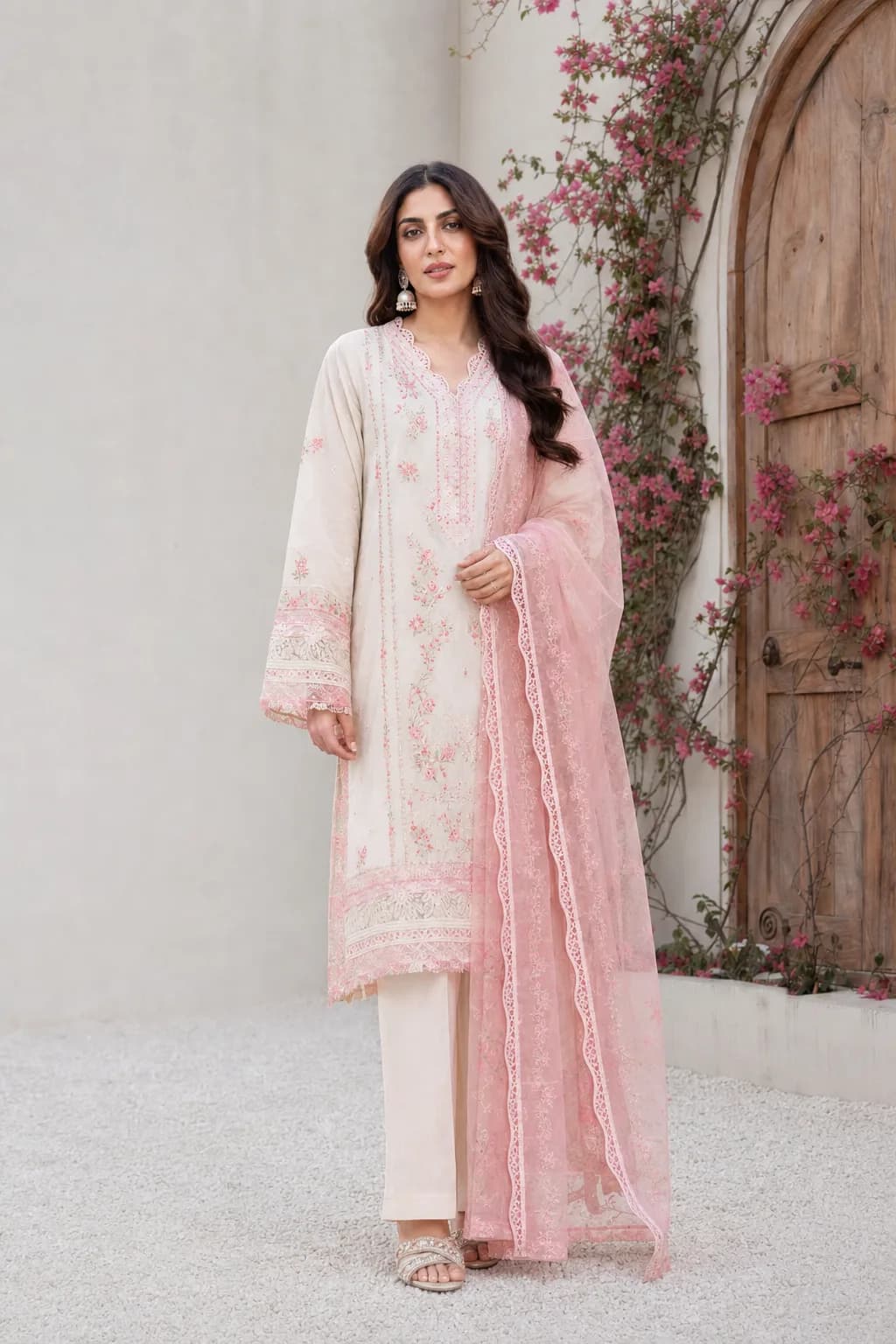 Laleen (Hand Embroidered) — Hand Embroidered 3-Piece