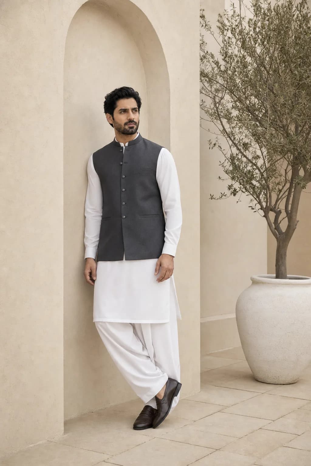 Adeel — Shalwar Kameez with Waistcoat