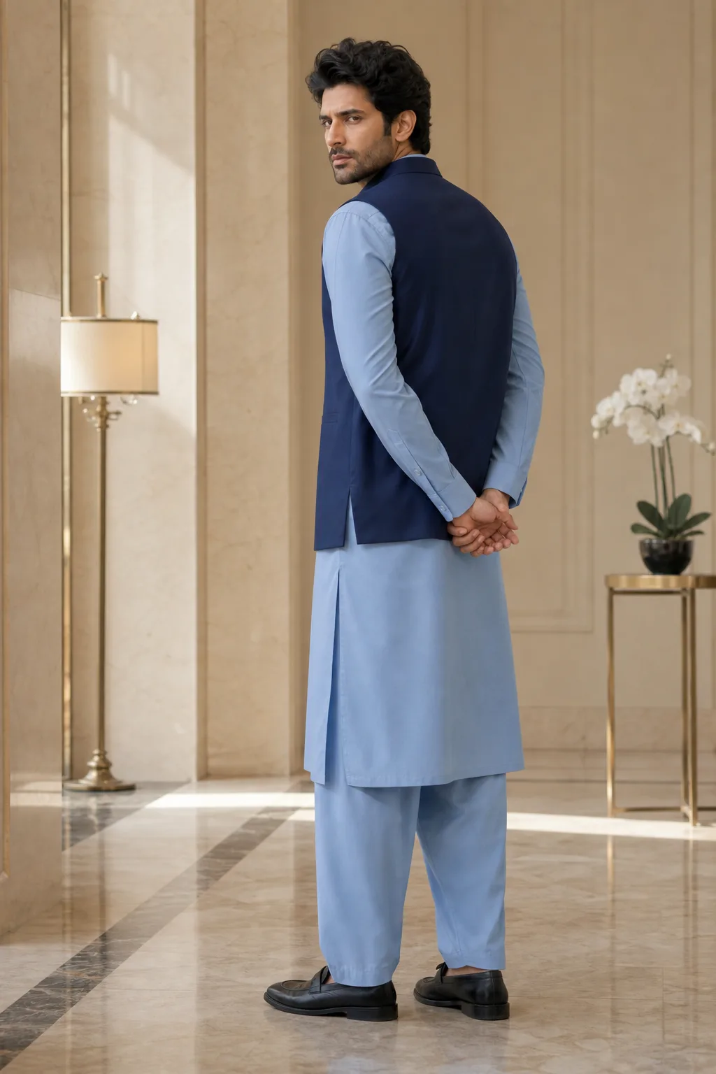 Danish — Shalwar Kameez with Waistcoat