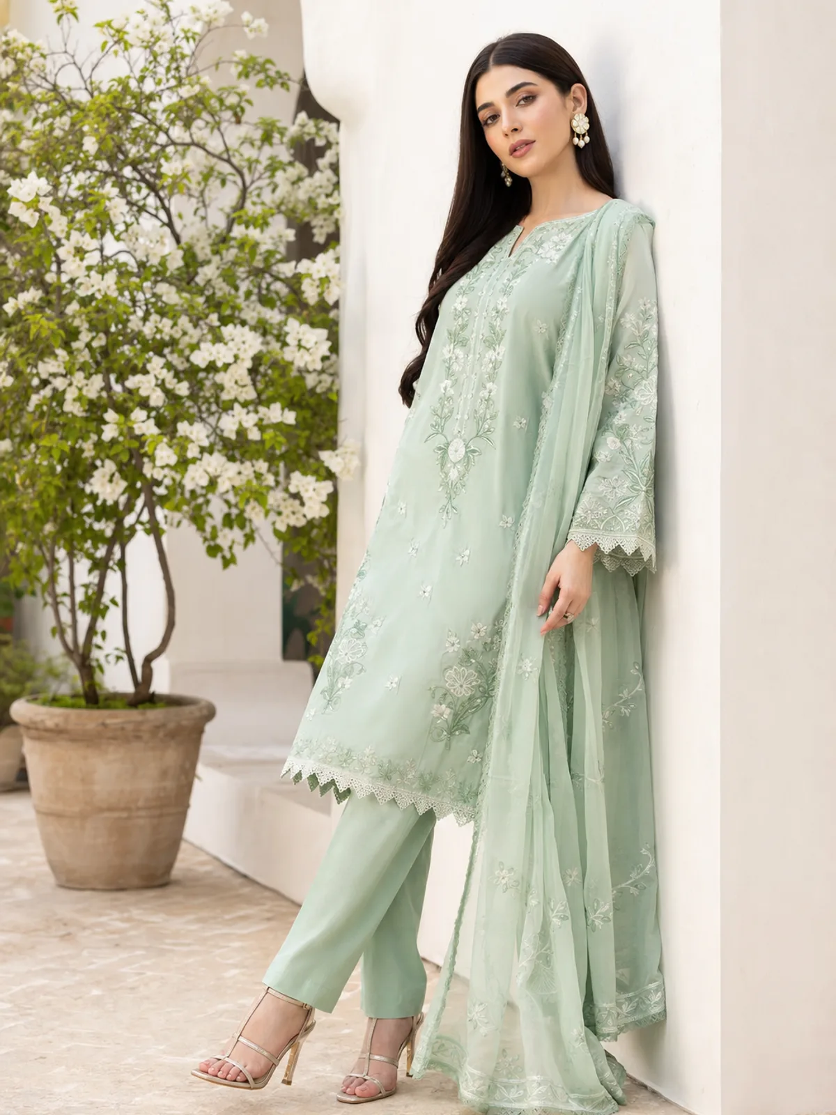 Anisa — 3-Piece Embroidered Lawn