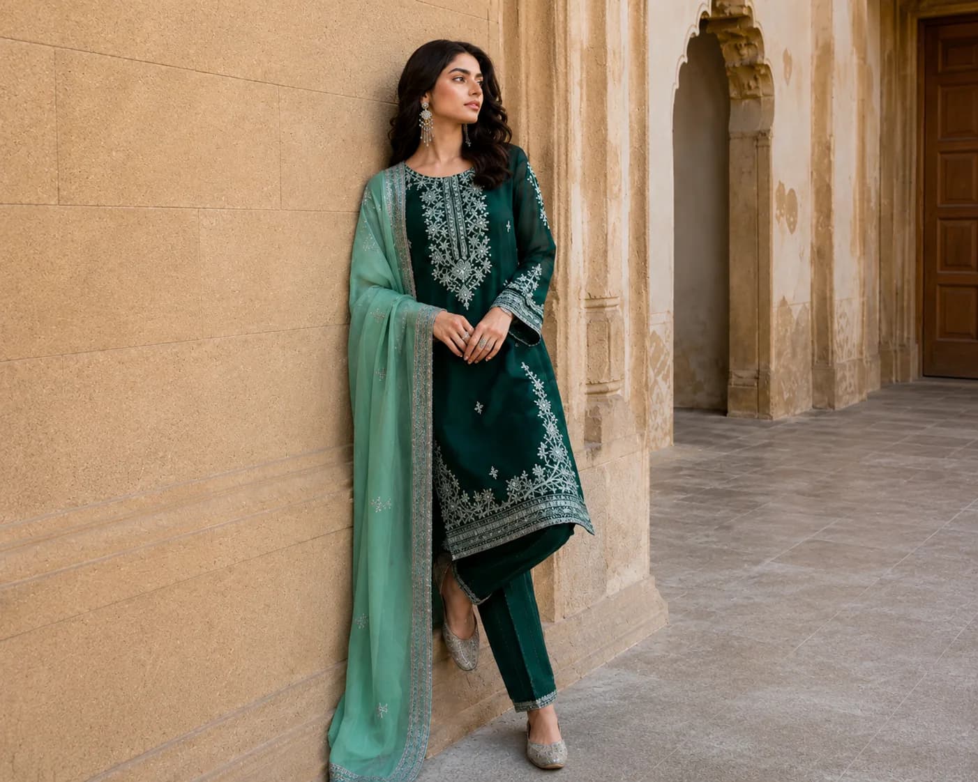 Seerat (Hand Embroidered) — Hand Embroidered 3-Piece